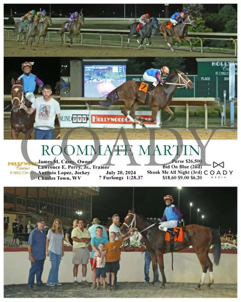 Roommate Martin - 07-20-24 R08 Ct Hollywood Casino At Charles Town Races