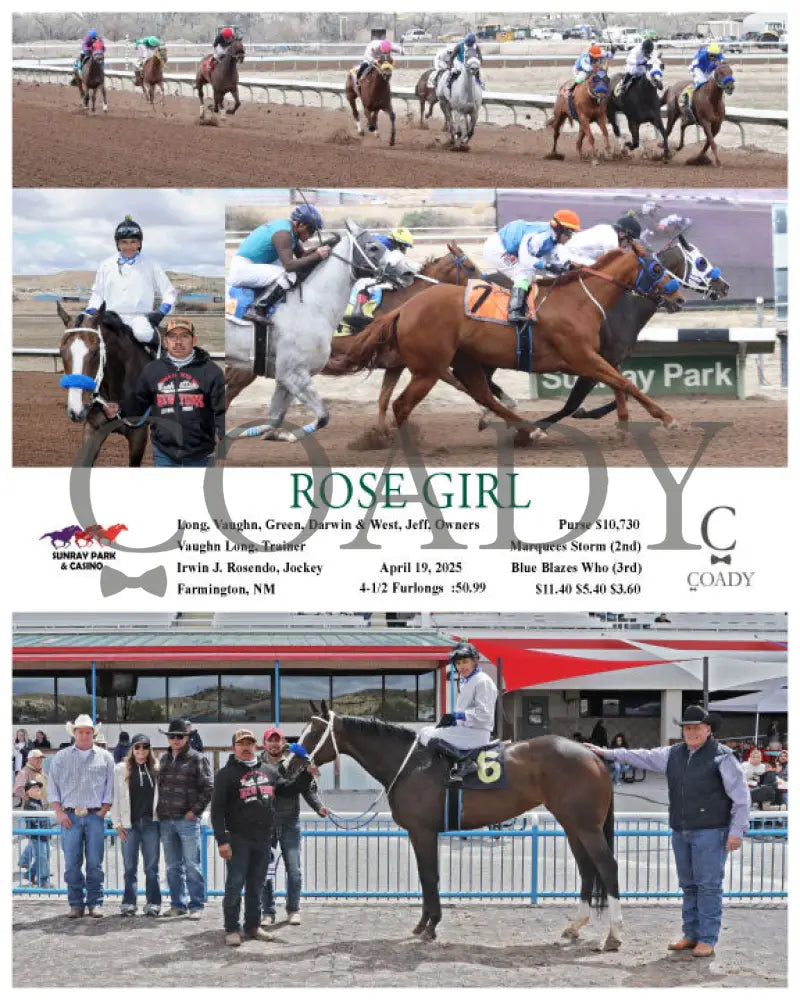 ROSE GIRL - 04-19-25 - R04 - SRP SunRay Park