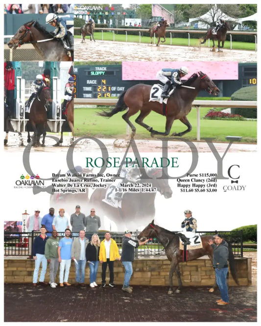 Rose Parade - 03 - 22 - 24 R04 Op Oaklawn Park