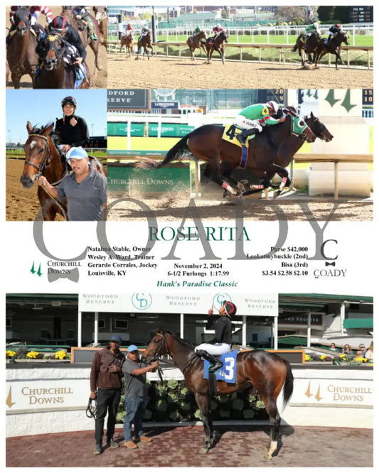 Rose Rita - 110224 Race 01 Cd Churchill Downs