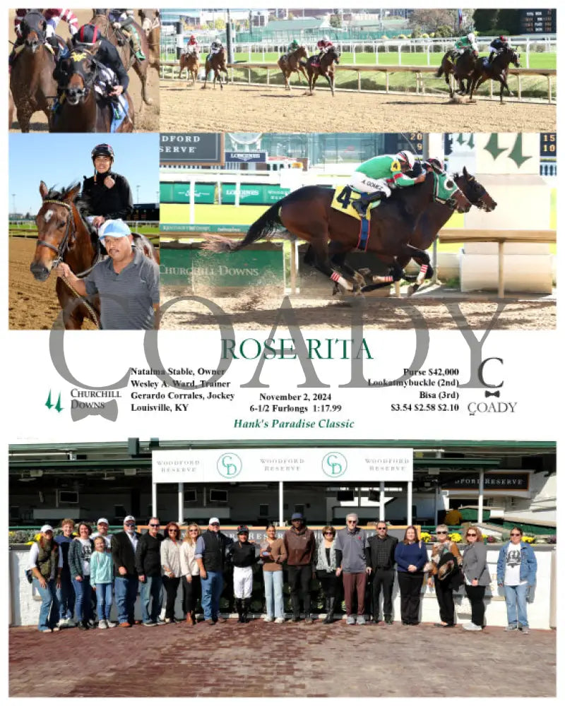 Rose Rita - 110224 Race 01 Cd Group Churchill Downs