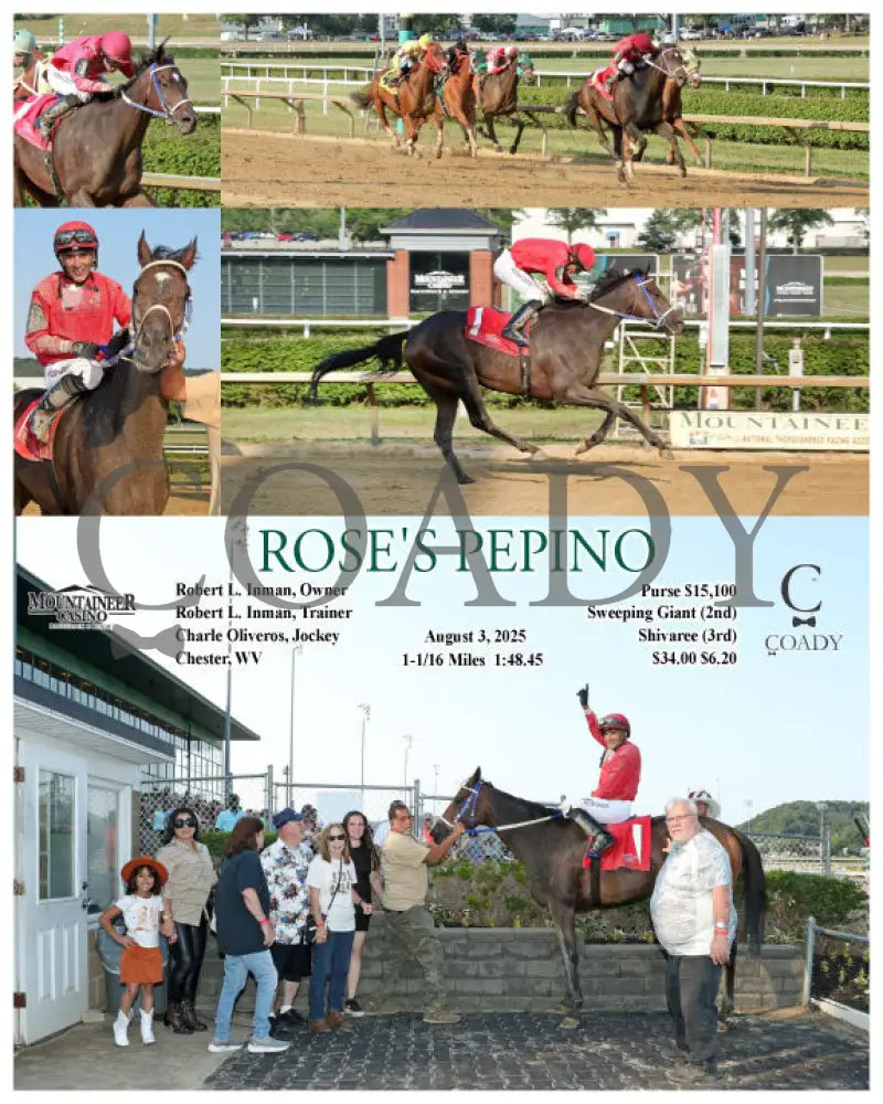 ROSE’S PEPINO - 08-03-25 - R04 - MNR Mountaineer Park