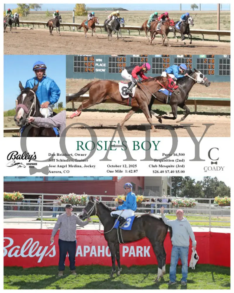ROSIE’S BOY - 10-12-25 - R02 - ARP Arapahoe Park