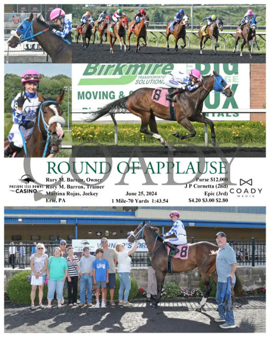 Round Of Applause - 06-25-24 R06 Pid Presque Isle Downs