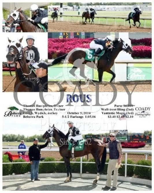 Rous - 100514 Race 02 Btp Belterra Park