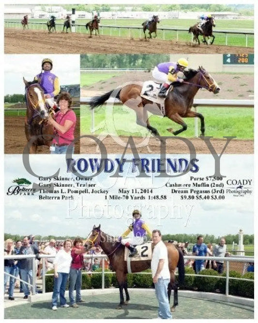 Rowdy Friends - 051114 Race 04 Btp Belterra Park