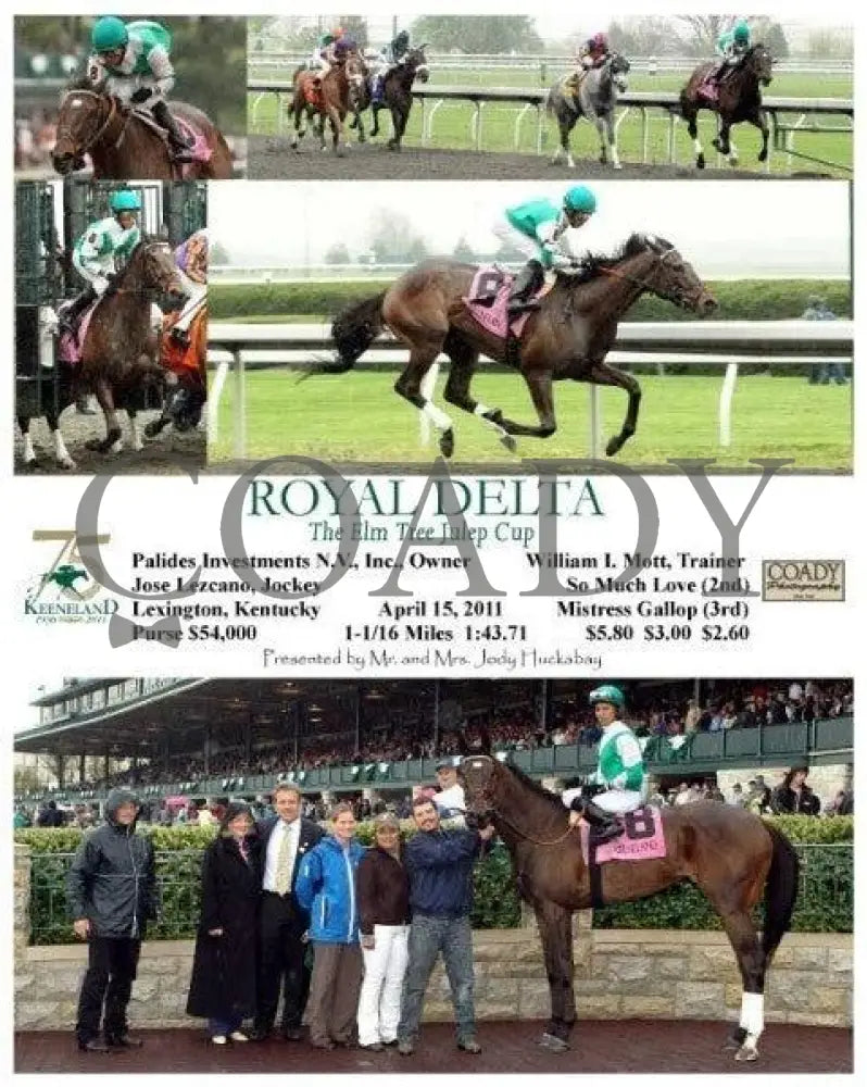 Royal Delta - The Elm Tree Julep Cup -041511 Rac Keeneland