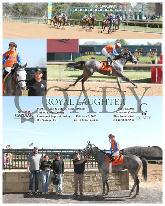 Royal Laughter - 02-03-25 R01 Op Oaklawn Park