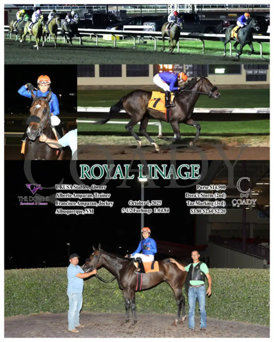 ROYAL LINAGE - 10-01-25 - R05 - ALB Downs at Albuquerque