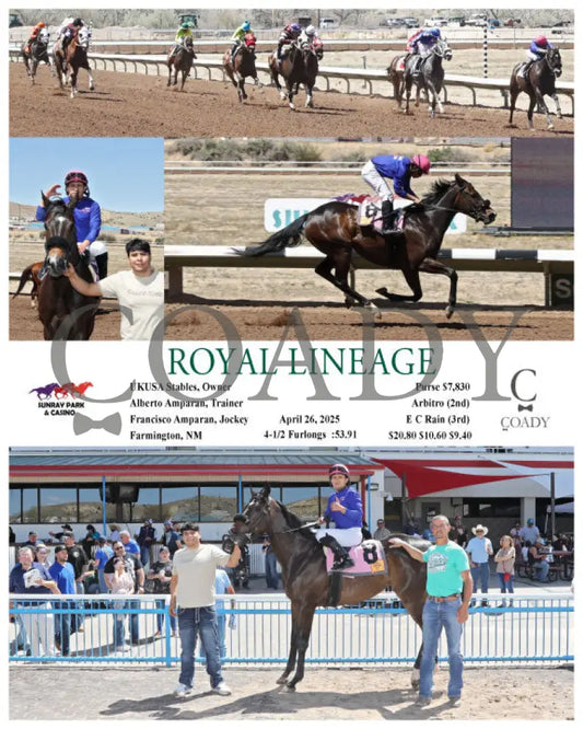 ROYAL LINEAGE - 04-26-25 - R03 - SRP SunRay Park