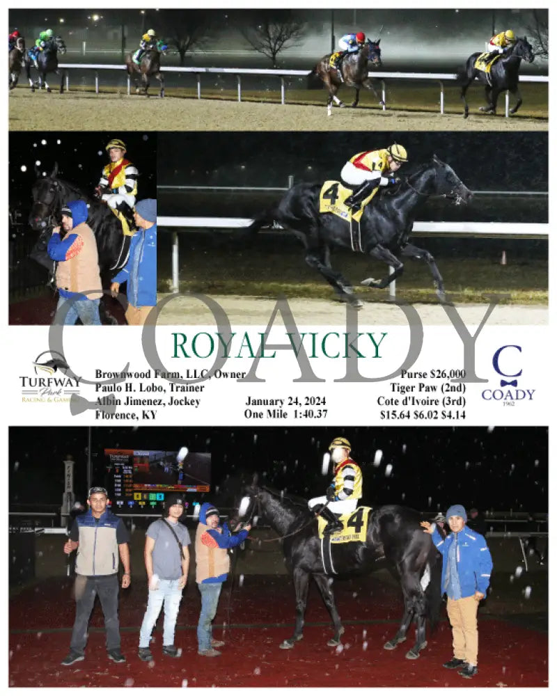 Royal Vicky - 01-24-24 R07 Tp Turfway Park