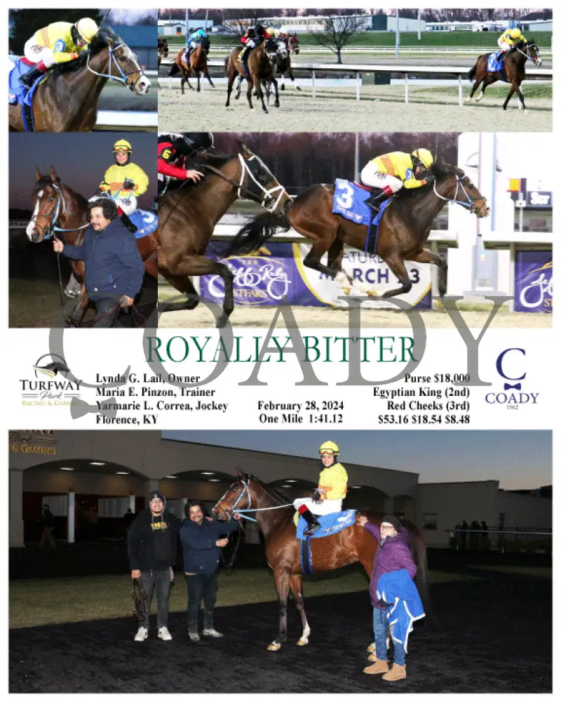 Royally Bitter - 02-28-24 R02 Tp Turfway Park