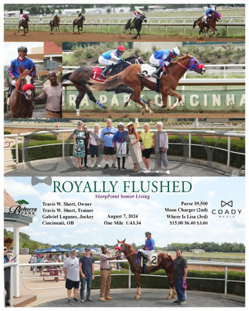 Royally Flushed - 080724 Race 04 Btp Belterra Park