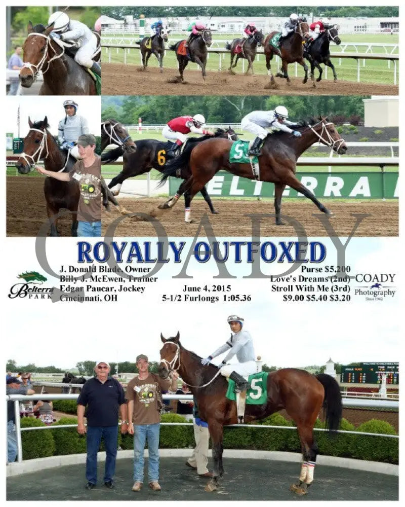Royally Outfoxed - 060415 Race 06 Btp Belterra Park