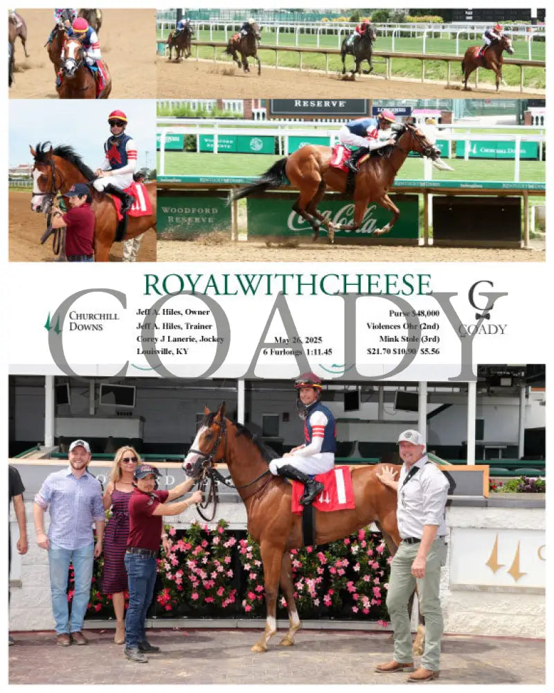 ROYALWITHCHEESE - 05-26-25 - R05 - CD Churchill Downs