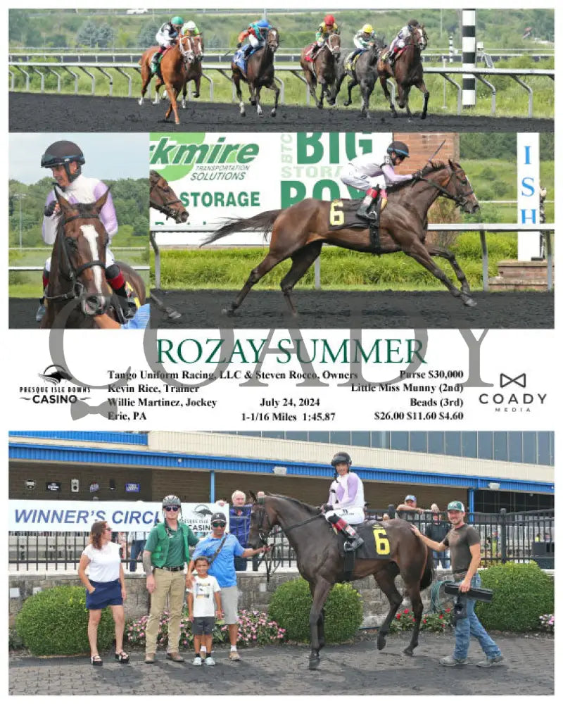 Rozay Summer - 07-24-24 R03 Pid Presque Isle Downs