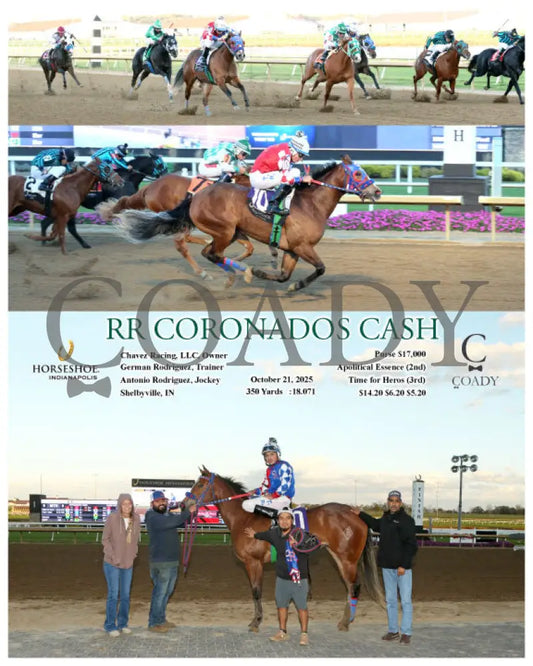 RR CORONADOS CASH - 10-21-25 - R09 - IND Indiana Grand