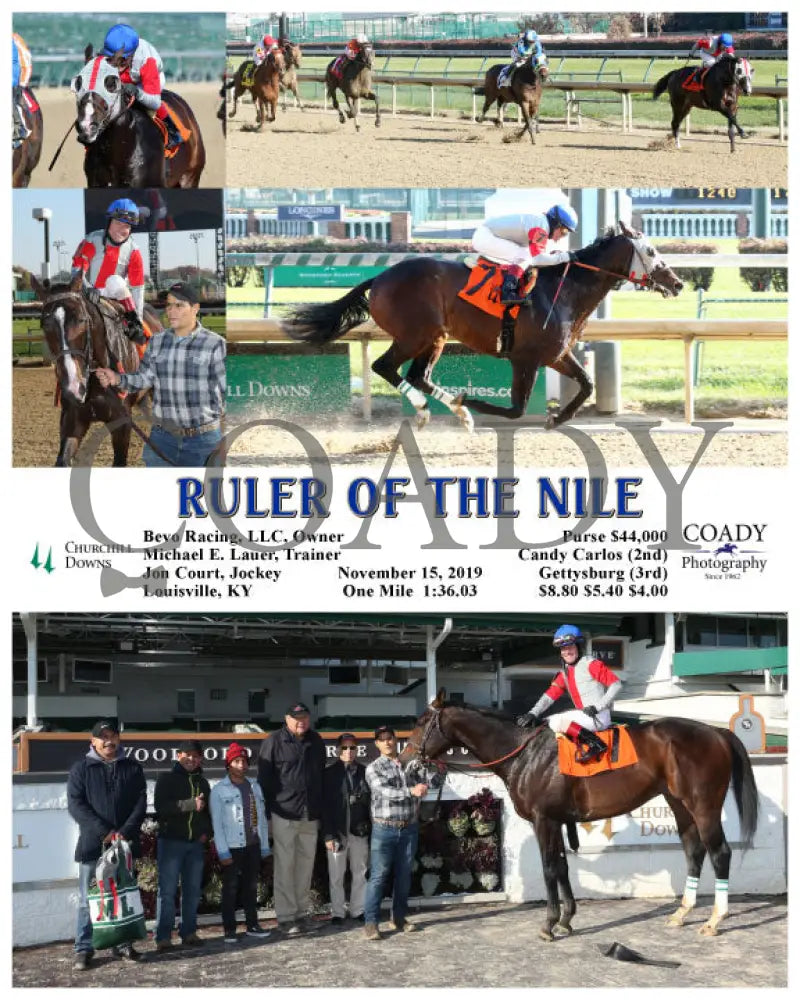 Ruler Of The Nile - 11-15-19 R04 Cd Churchill Downs