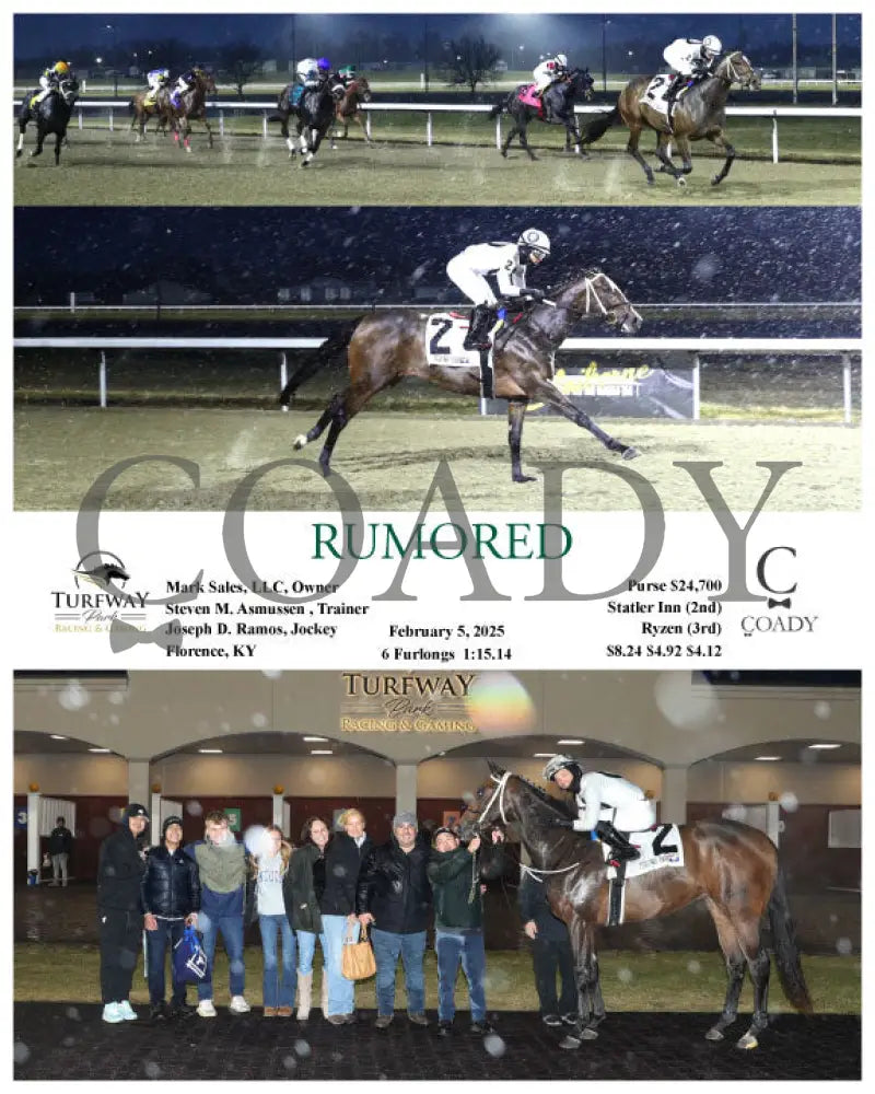 Rumored - 02-05-25 R01 Tp Turfway Park