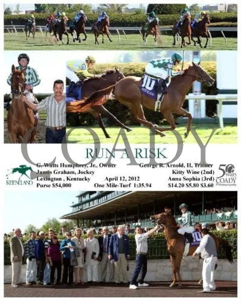 Run A Risk - 041212 Race 09 Keeneland