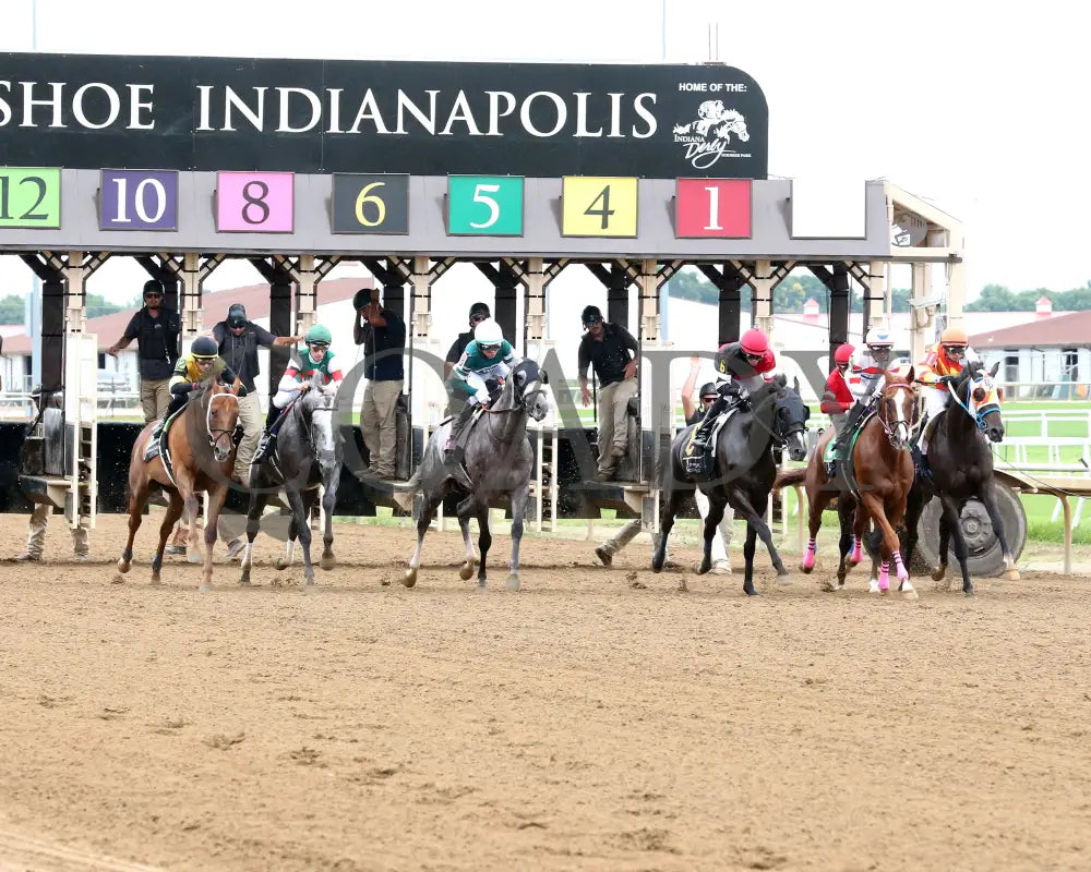 RUN AWAY ROJO The Bucchero 21st Running 08 20 25 R08 Horseshoe Indiana Start 02 Sammantha Pagels Indiana Grand