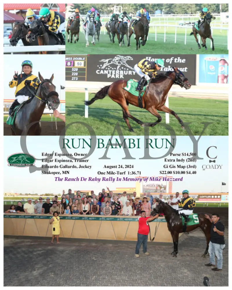 Run Bambi - 08-24-24 R04 Cby Canterbury Park