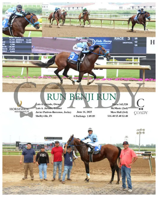 RUN BENJI RUN - 06-16-25 - R03 - IND Indiana Grand