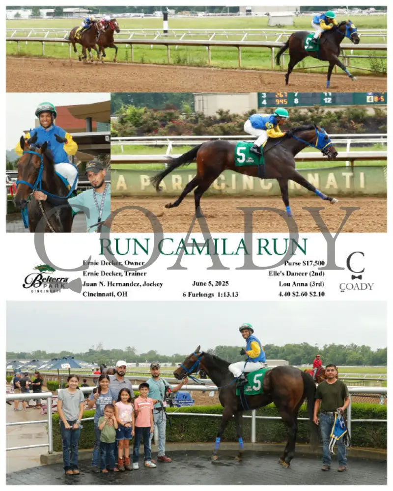 RUN CAMILA RUN - 06-05-25 - R03 - BTP Churchill Downs
