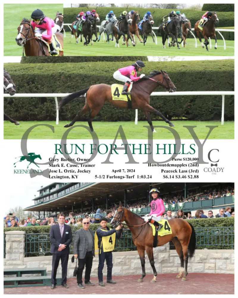 Run For The Hills - 04 - 07 - 24 R05 Kee Keeneland