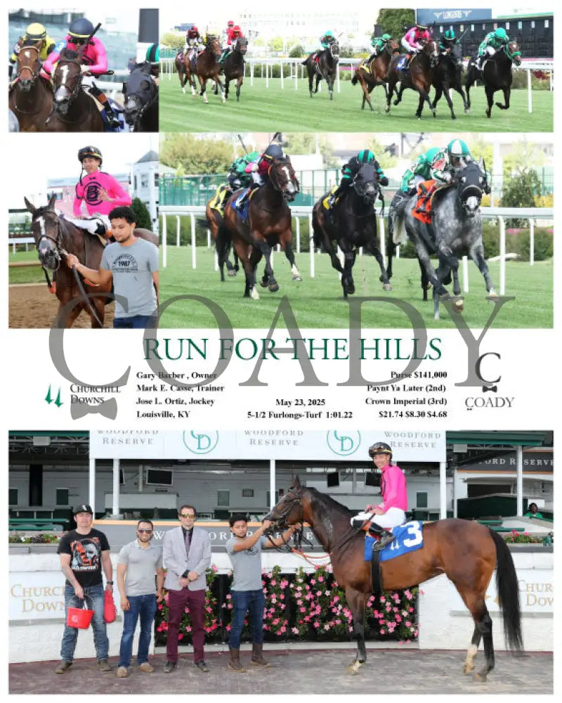 RUN FOR THE HILLS - 05-23-25 - R08 - CD Churchill Downs