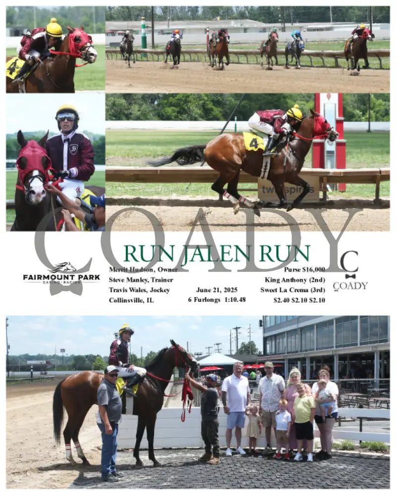 RUN JALEN RUN - 06-21-25 - R04 - FP Fanduel Sportsbook Horse Racing