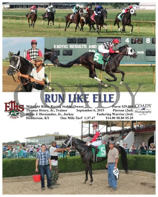 Run Like Elle - 090615 Race 08 Elp Ellis Park