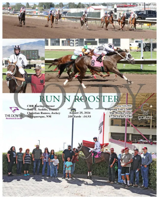 Run N Rooster - 08-25-24 R08 Alb Downs At Albuquerque