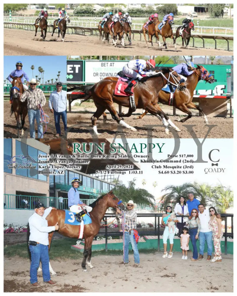 Run Snappy - 04-29-24 R07 Tup Turf Paradise