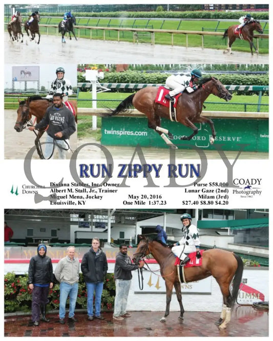 Run Zippy - 052016 Race 08 Cd Churchill Downs