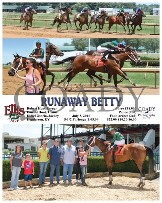 Runaway Betty - 070816 Race 03 Elp Ellis Park