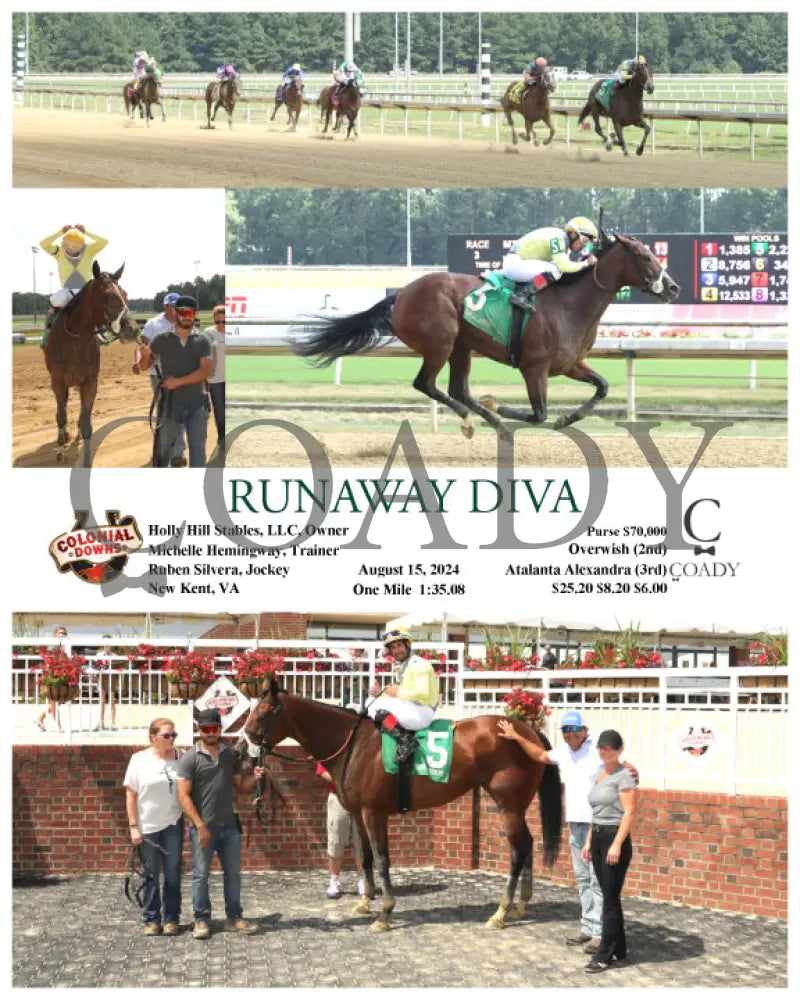 Runaway Diva - 08-15-24 R03 Cnl Colonial Downs