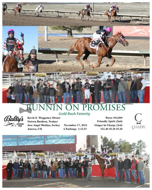 Runnin On Promises - Gold Rush Futurity 11-17-24 R08 Arp Arapahoe Park