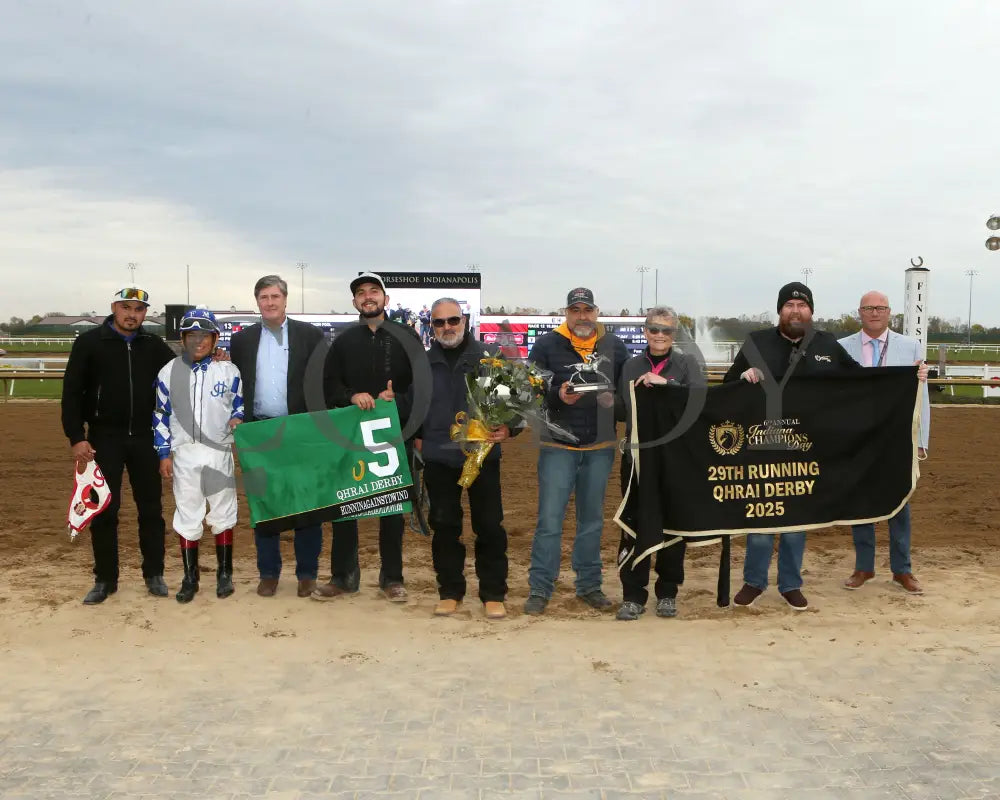 RUNNINAGAINSTDWIND - QHRAI Derby Final - 10-25-25 - R12 - Horseshoe Indiana - Presentation 01 - Sammantha Pagels