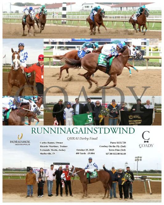 RUNNINAGAINSTDWIND - QHRAI Derby Final - 10-25-25 - R12 - IND Indiana Grand