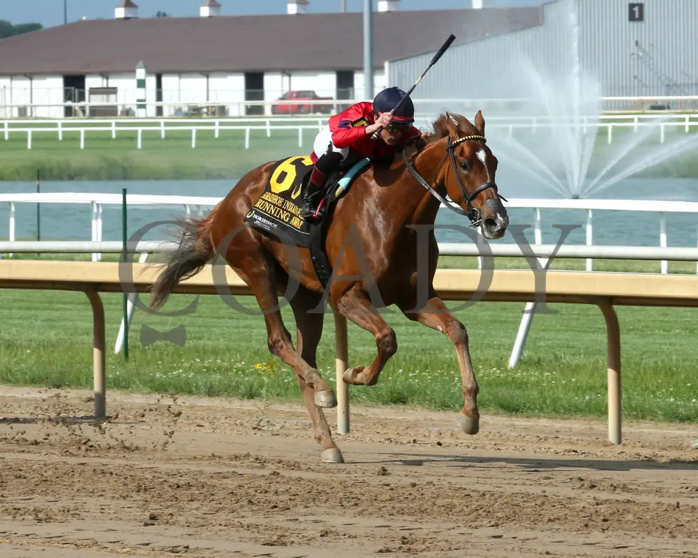 RUNNING AWAY - Horseshoe Indianapolis - 17th Running - 05-14-25 - R07 - Horseshoe Indiana - Finish 02 - Sammantha