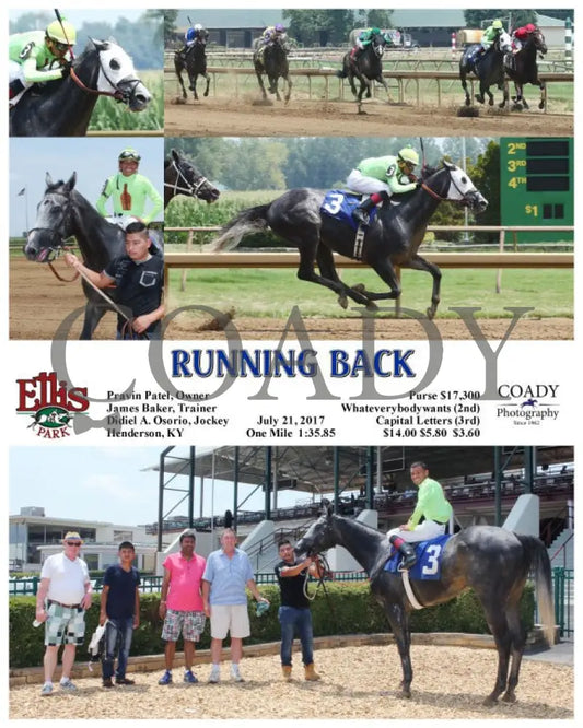 Running Back - 072117 Race 01 Elp Ellis Park