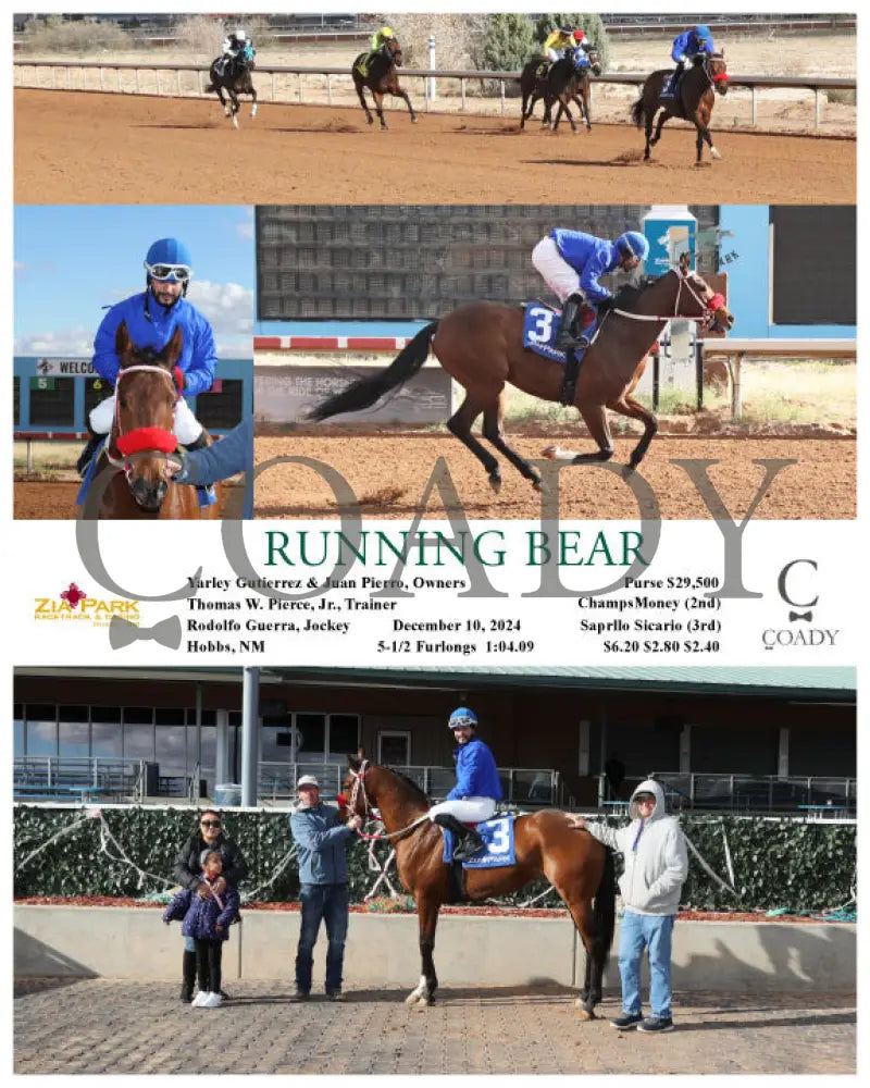 Running Bear - 12-10-24 R05 Zia Zia Park