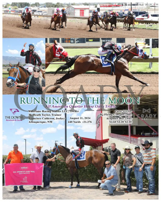 Running To The Moon - All American Quarter Horse Oaks Trials 08-11-24 R02 Alb Downs At Albuquerque