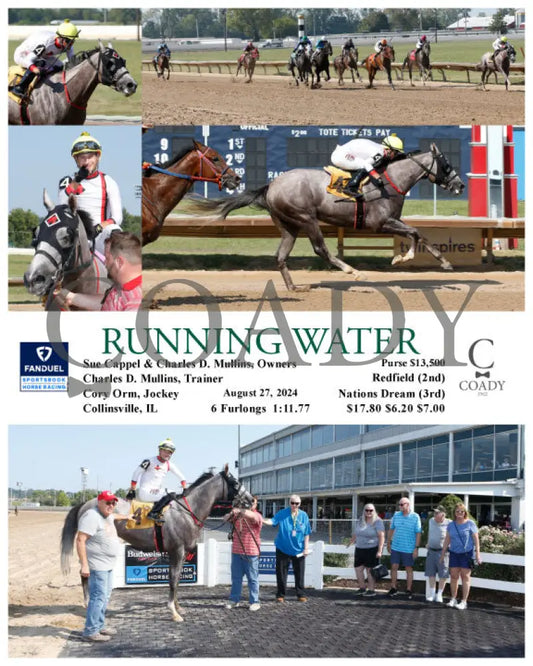 Running Water - 08-27-24 R07 Fan Fanduel Sportsbook Horse Racing