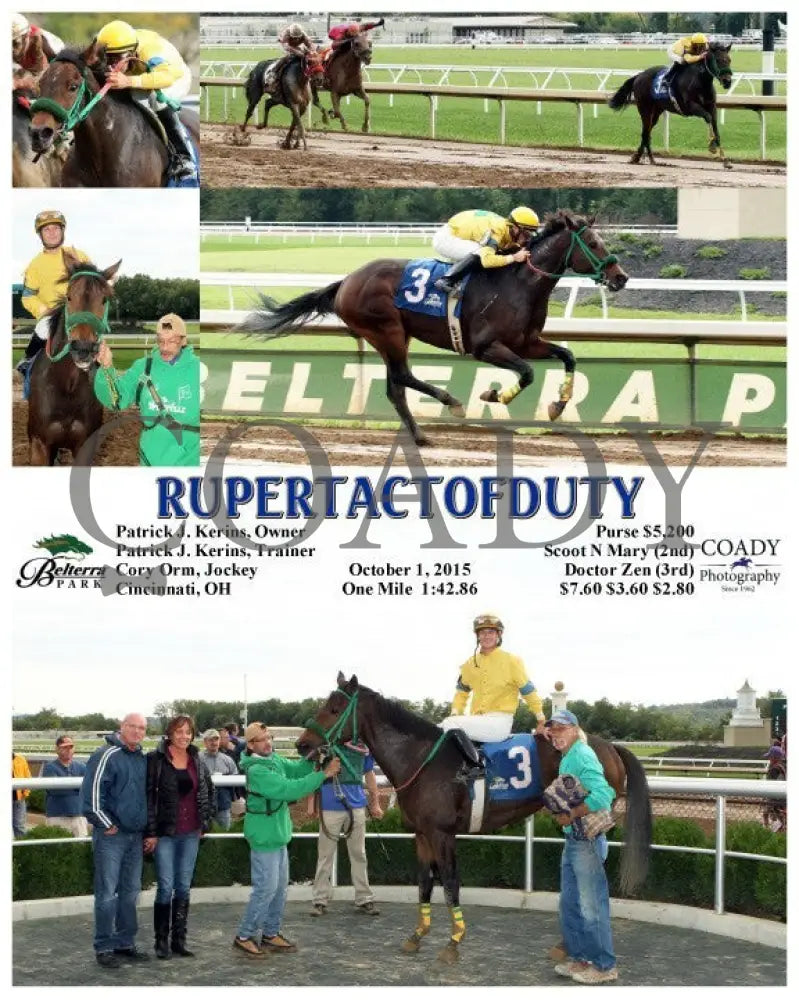 Rupertactofduty - 100115 Race 05 Btp Belterra Park