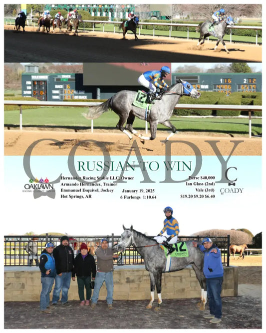 Russian To Win - 01-19-25 R06 Op Oaklawn Park