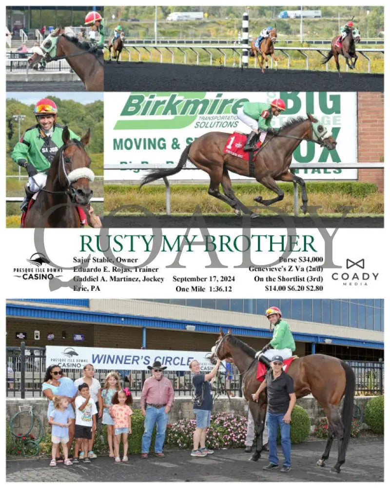 Rusty My Brother - 09-17-24 R04 Pid Presque Isle Downs