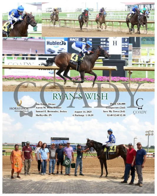 RYAN’S WISH - 08-14-25 - R02 - IND Indiana Grand