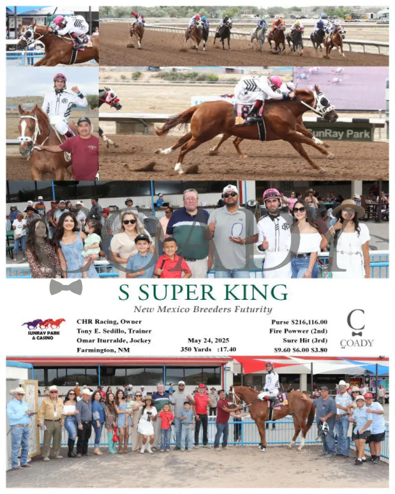 S SUPER KING - New Mexico Breeders Futurity - 05-24-25 - R10 - SRP SunRay Park